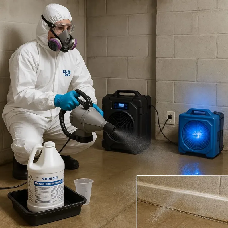 Sanitization and Odor Removal process in Elfers, FL